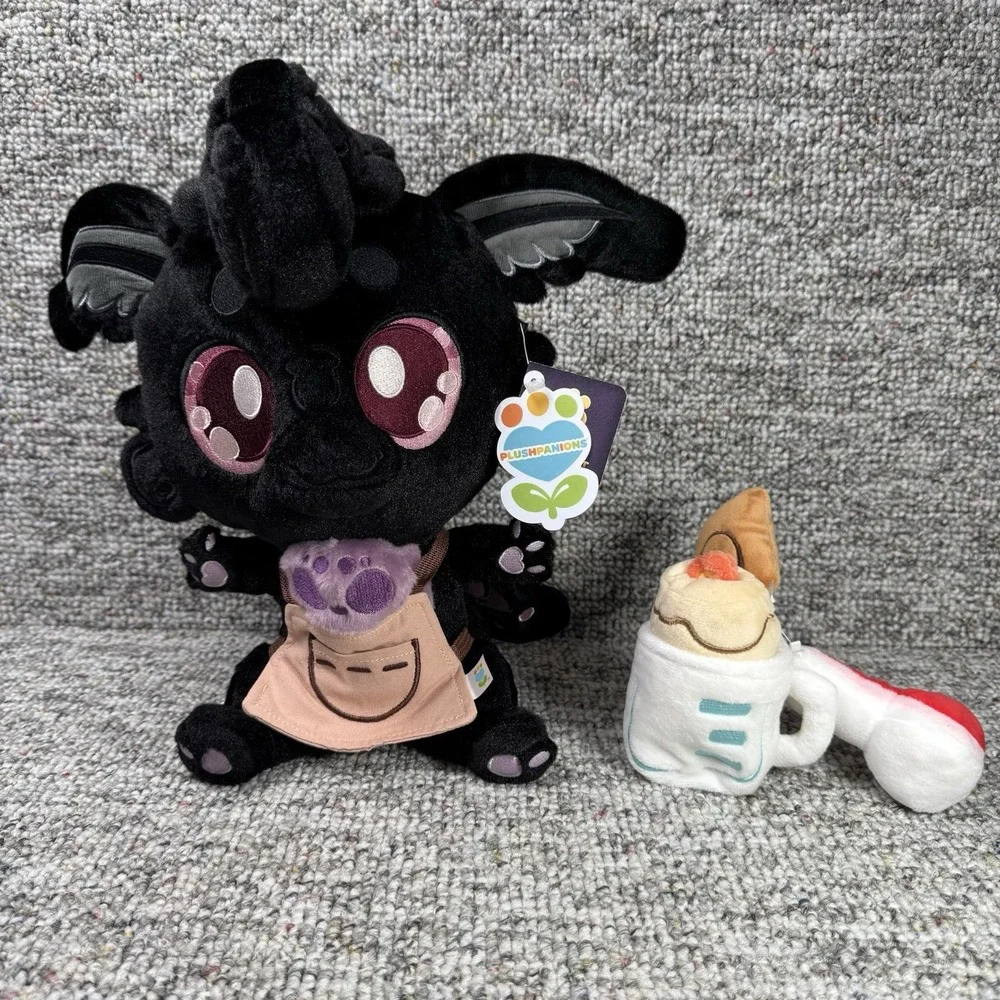 Plushpanion Monty Mothman Eclipse Pals Edition With Props Black NWT